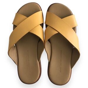 WANT Les Essentiels Womens Kavala Crossover Leather Flat Sandals Size EU 35 US 5